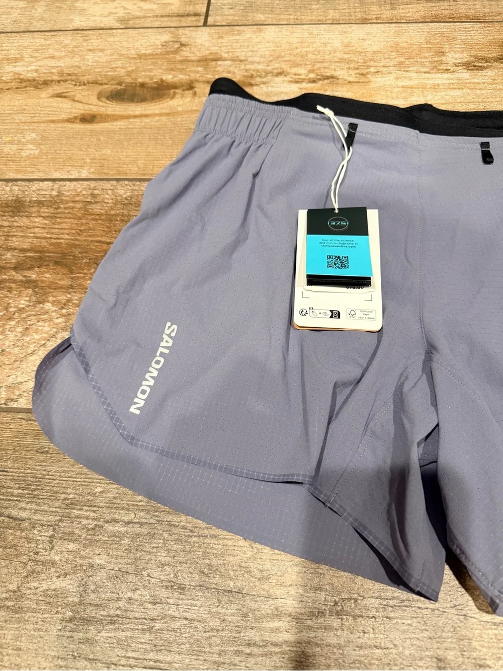 Salomon | Sense Aero 5β Shorts Blue Granite NWT - Picture 3 of 9
